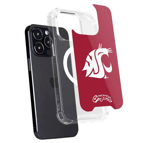 Washington State University Cougars Logo iPhone 13 Pro MagSafe Case