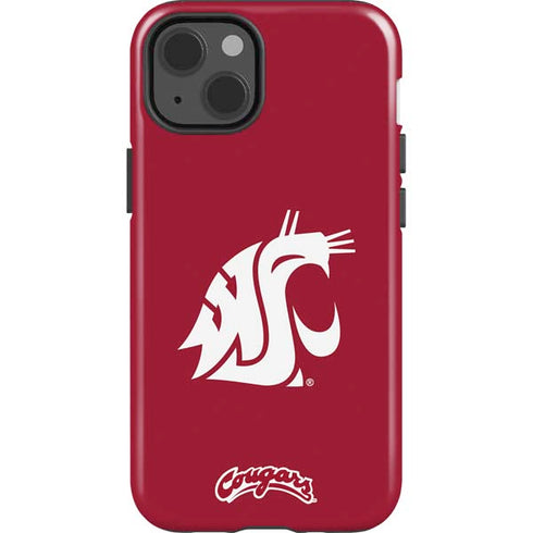 Washington State University Cougars Logo iPhone 14 Impact Case