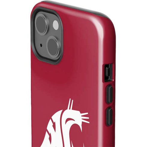 Washington State University Cougars Logo iPhone 15 Plus Impact Case