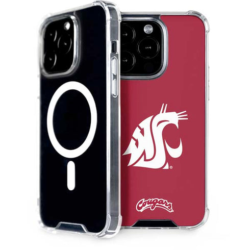 Washington State University Cougars Logo iPhone 14 Pro MagSafe Case