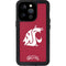 Washington State University Cougars Logo iPhone 14 Pro Waterproof Case