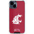 Washington State University Cougars Logo iPhone 15 Clear Case