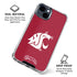 Washington State University Cougars Logo iPhone 15 Clear Case