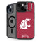 Washington State University Cougars Logo iPhone 15 Kickstand Case