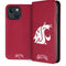 Washington State University Cougars Logo iPhone 15 Plus Folio Case