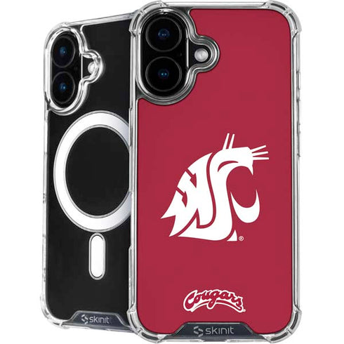 Washington State University Cougars Logo iPhone 16 MagSafe Case