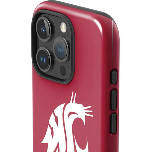 Washington State University Cougars Logo iPhone 16 Pro Impact Case