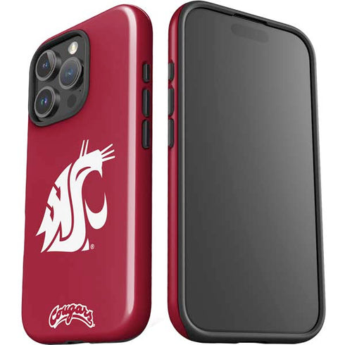 Washington State University Cougars Logo iPhone 16 Pro Impact Case