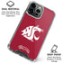 Washington State University Cougars Logo iPhone 16 Pro Max Clear Case
