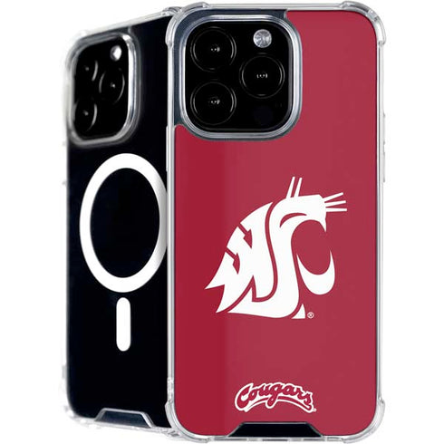 Washington State University Cougars Logo iPhone 16 Pro Max MagSafe Case