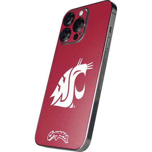 Washington State University Cougars Logo iPhone 16 Pro Max Skin