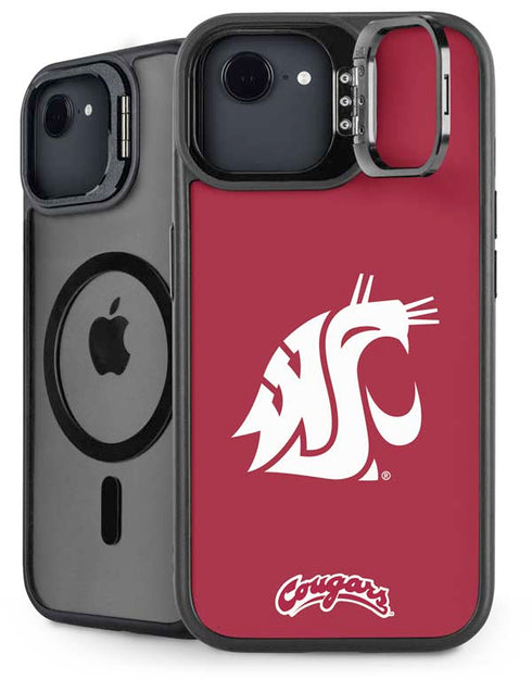 Washington State University Cougars Logo iPhone 16e Kickstand Case