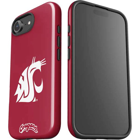 Washington State University Cougars Logo iPhone 16e Impact Case