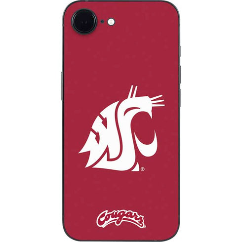 Washington State University Cougars Logo iPhone 16e Skin
