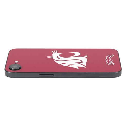 Washington State University Cougars Logo iPhone 16e Skin
