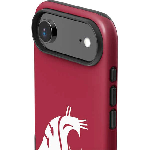 Washington State University Cougars Logo iPhone 17 Air Impact Case