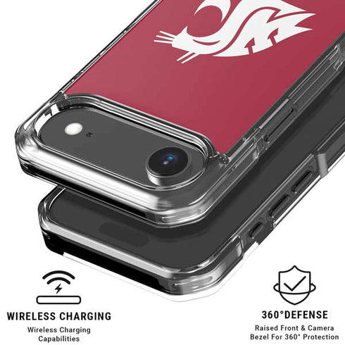 Washington State University Cougars Logo iPhone 17 Air MagSafe Case