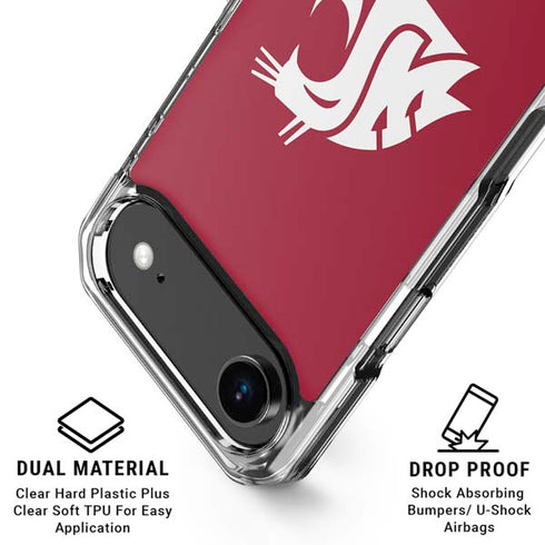 Washington State University Cougars Logo iPhone 17 Air MagSafe Case