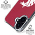 Washington State University Cougars Logo iPhone 17 Clear Case