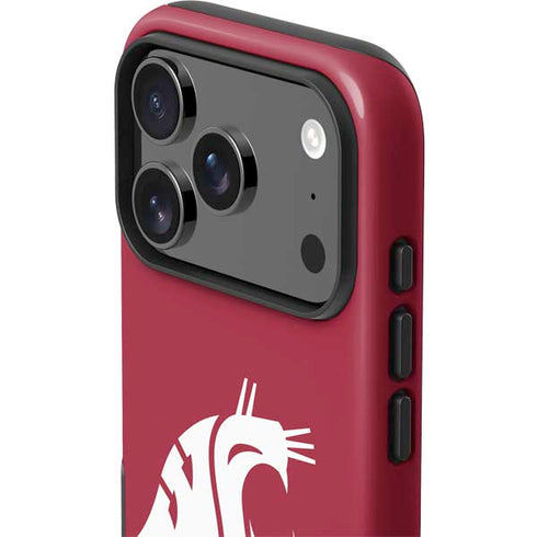Washington State University Cougars Logo iPhone 17 Pro Impact Case
