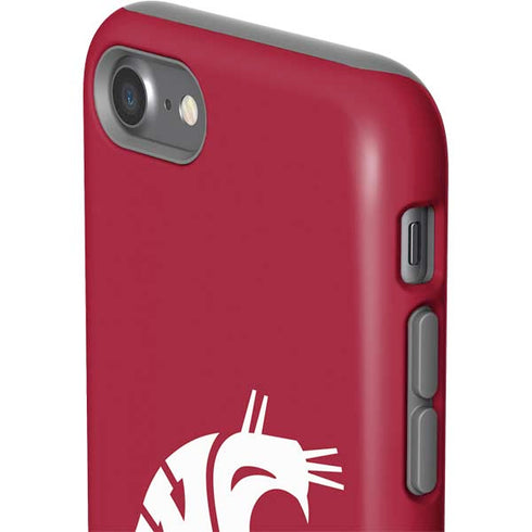 Washington State University Cougars Logo iPhone SE (2nd & 3rd Gen) Pro Case