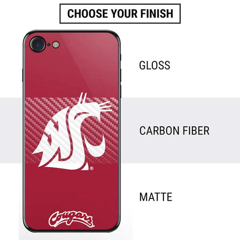 Washington State University Cougars Logo iPhone SE (2nd & 3rd Gen) Skin