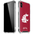 Washington State University Cougars Logo iPhone X/XS Clear Case