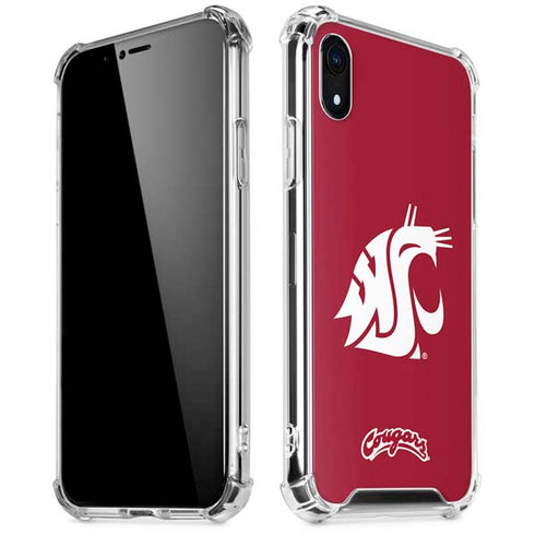 Washington State University Cougars Logo iPhone XR Clear Case