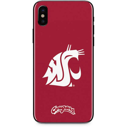 Washington State University Cougars Logo iPhone XS Skin