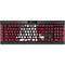 Washington State University Cougars Logo K95 RGB PLATINUM Mechanical Gaming Keyboard Skin