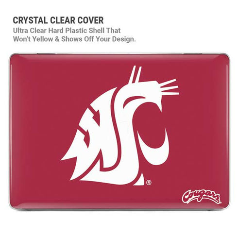 Washington State University Cougars Logo MacBook Pro 14in (2021-24) Case plus Skin