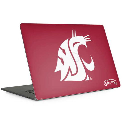 Washington State University Cougars Logo MacBook Skins