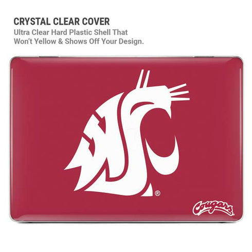Washington State University Cougars Logo MacBook Pro 15in (2016-19) Case plus Skin