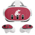 Washington State University Cougars Logo Meta Quest 3 Skin