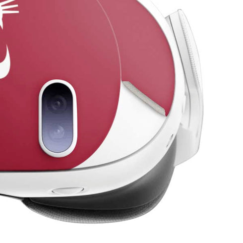 Washington State University Cougars Logo Meta Quest 3 Skin