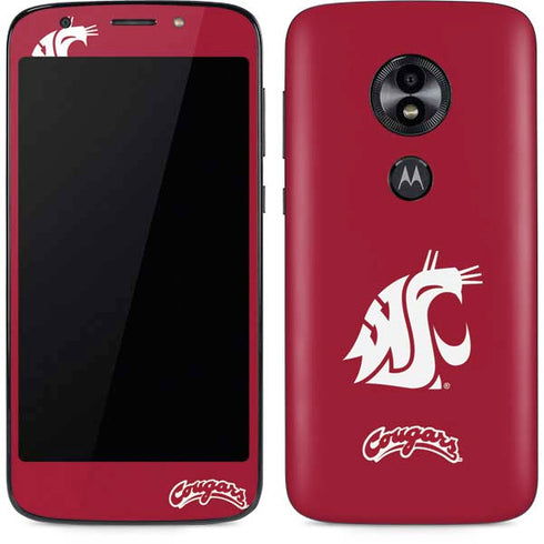 Washington State University Cougars Logo Moto E5 Play Skin