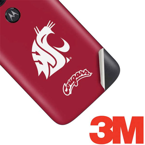 Washington State University Cougars Logo Moto E5 Play Skin