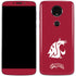 Washington State University Cougars Logo Moto E5 Plus Skin