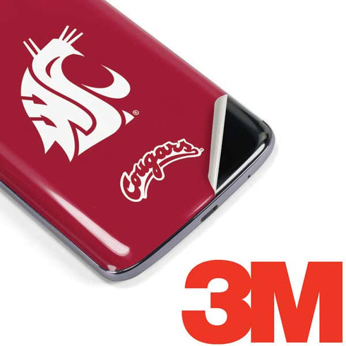 Washington State University Cougars Logo Moto E5 Plus Skin