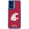 Washington State University Cougars Logo Moto G 5G (2024) Clear Case