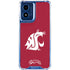Washington State University Cougars Logo Moto G 5G (2024) Clear Case