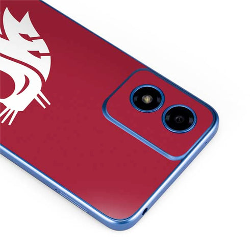 Washington State University Cougars Logo Moto G Play 4G (2024) Skin