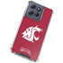 Washington State University Cougars Logo Moto G Play 5G (2025) Clear Case