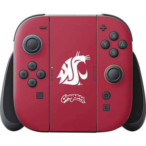 Washington State University Cougars Logo Nintendo Skins