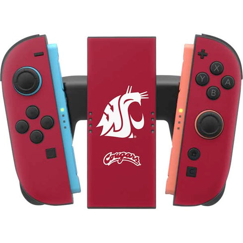 Washington State University Cougars Logo Nintendo Switch 2 (2025) Joy-Con Controller Skin