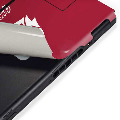 Washington State University Cougars Logo Nintendo Switch Bundle Skin