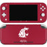 Washington State University Cougars Logo Nintendo Switch Lite Skin