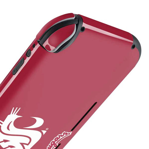 Washington State University Cougars Logo Nintendo Switch Lite Skin
