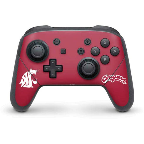Washington State University Cougars Logo Nintendo Skins