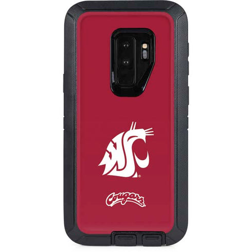 Washington State University Cougars Logo Otterbox Defender Galaxy Skin